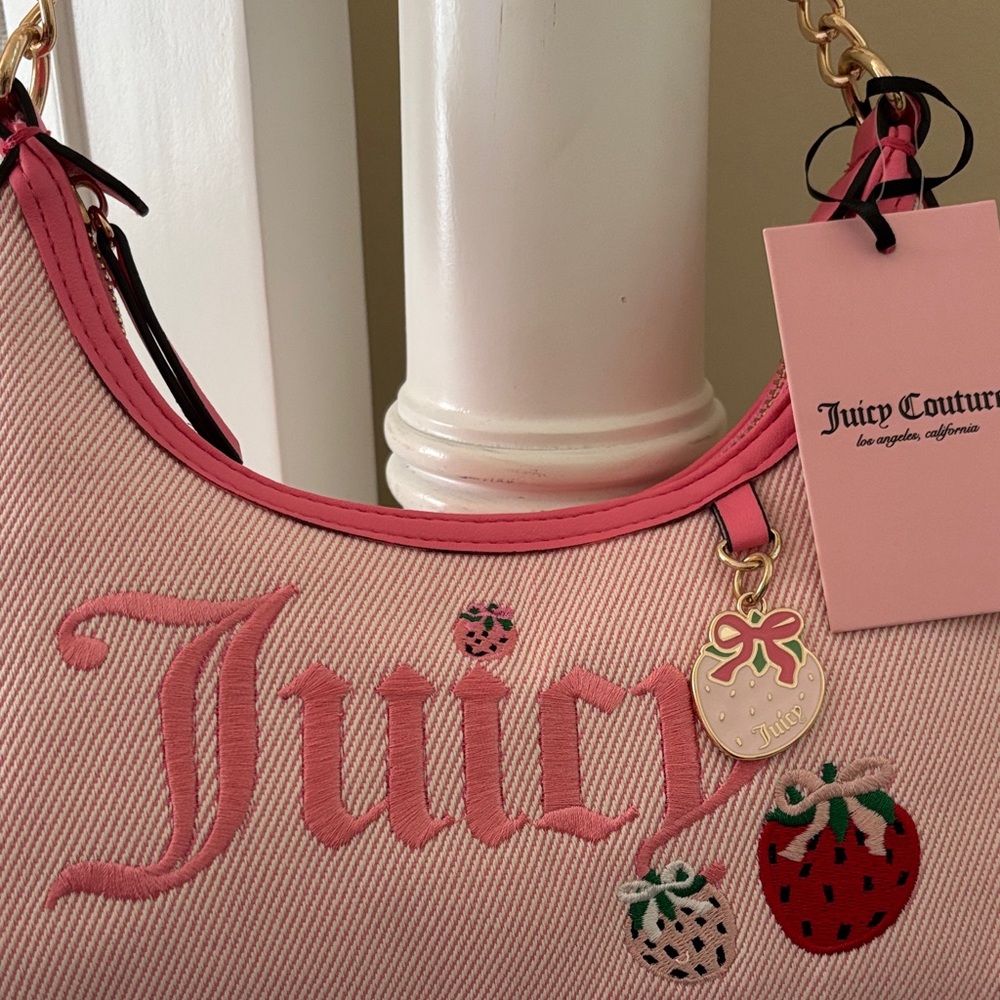 ☀️Juicy Couture Berry Sweet Hobo Shoulder Bag - Picture 2 of 10